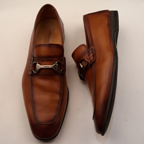 Magnanni Other - MAGNANNI Tan Brown Leather Sz 9.5 M Mens Loafers